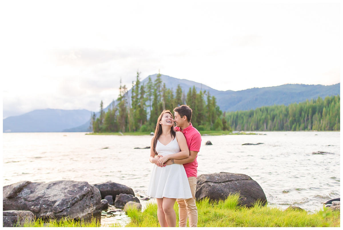 engagement lake wenatchee, seattle wedding photographer