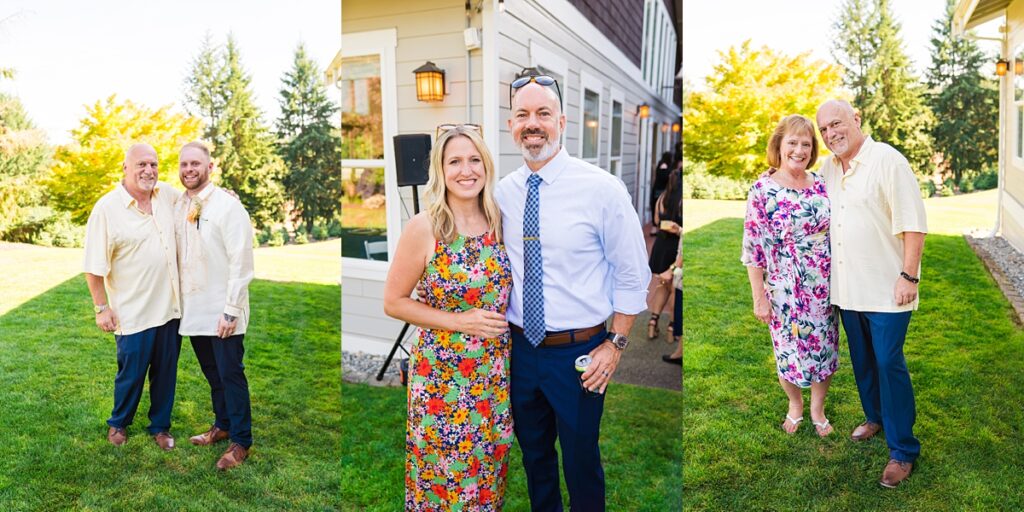 Same-sex wedding ceremony for Crystle and Leona at Trinity Tree Farm in Washington