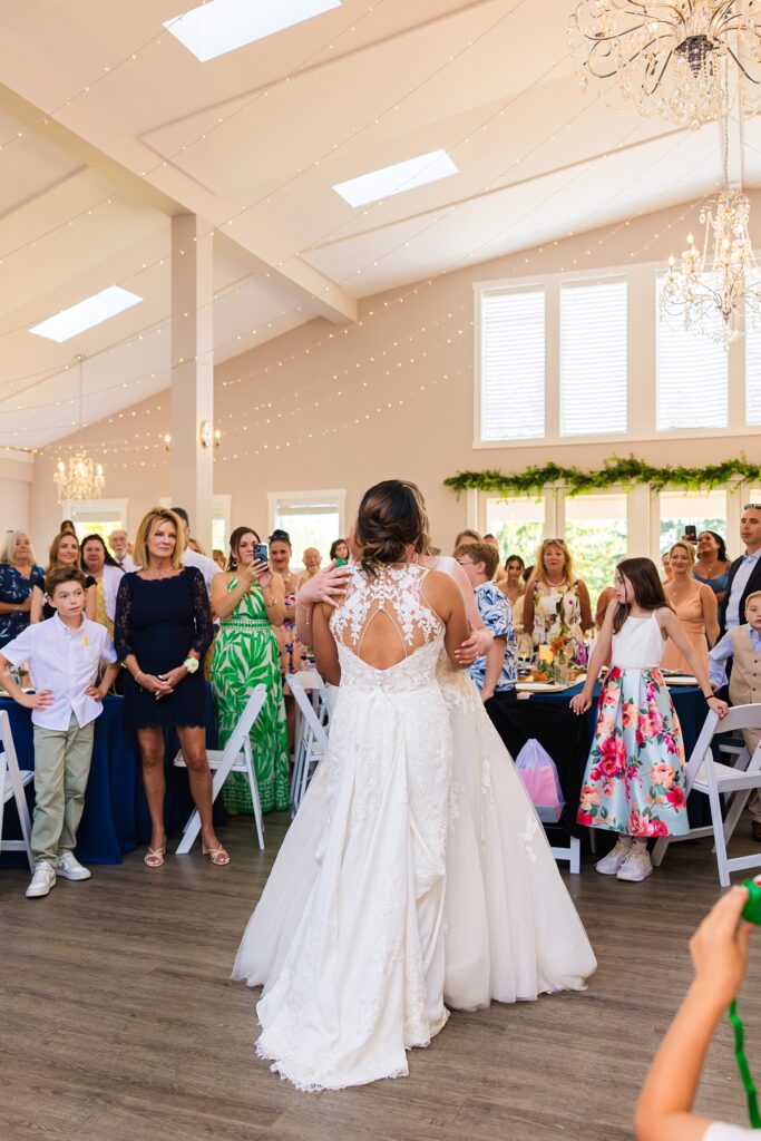 Same-sex wedding ceremony for Crystle and Leona at Trinity Tree Farm in Washington