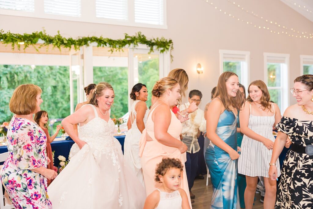 Same-sex wedding ceremony for Crystle and Leona at Trinity Tree Farm in Washington